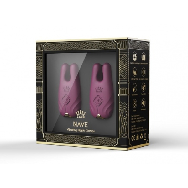 5 Sensational Ways Nave APP Vibro Nipple Clamps in Velvet Purple Elevate Pleasure