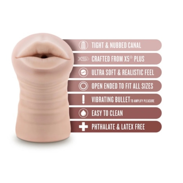 7 Mind-Blowing Pleasure Modes in Nicole Vibro Stroker - Beige for Ultimate Satisfaction