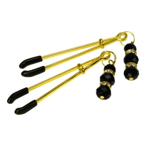 5 Sensational Reasons to Try Nipple Clamps with Diamonds in Gold Finish