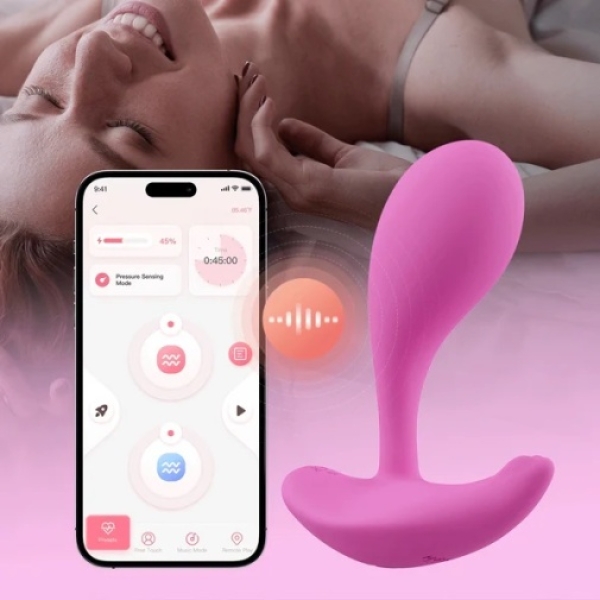 7 Sensational Pleasures with Oly 2 App-Controlled Vibrator in Pink
