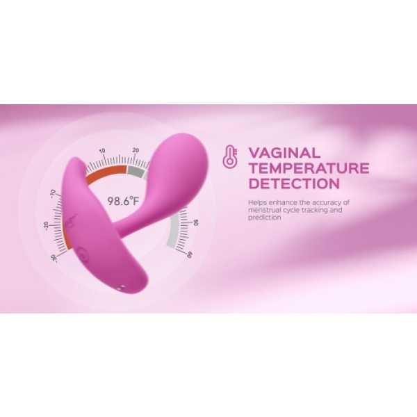 7 Sensational Pleasures with Oly 2 App-Controlled Vibrator in Pink