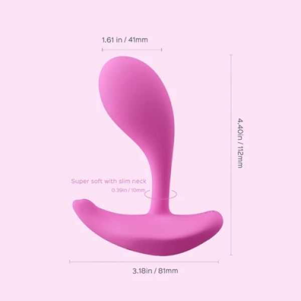 7 Sensational Pleasures with Oly 2 App-Controlled Vibrator in Pink