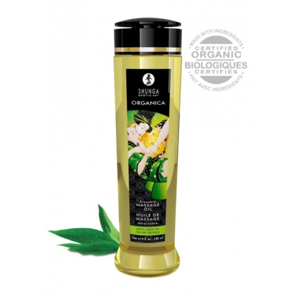 5 Sensual Reasons to Try Organica's Green Tea Kissable Massage Oil (240ml)