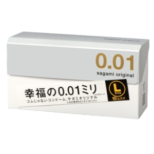 7 Ultra-Thin 0.01 L-Size Condoms for Intense Sensitivity & Maximum Pleasure - 10 Pack