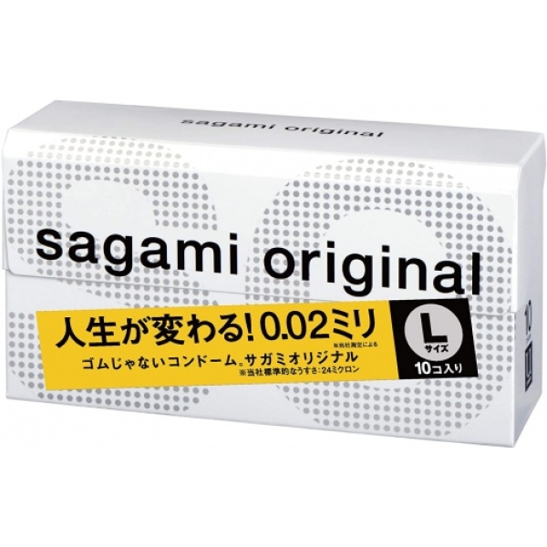 5 Ultra-Thin Pleasures: Original 0.02 L-Size 10's Pack for Intense Sensitivity
