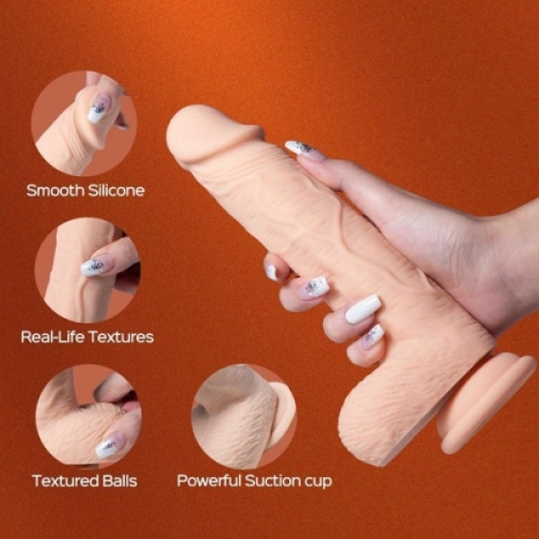7 Mind-Blowing Features of the Paxton 8.5" Thrusting App Dildo in Flesh