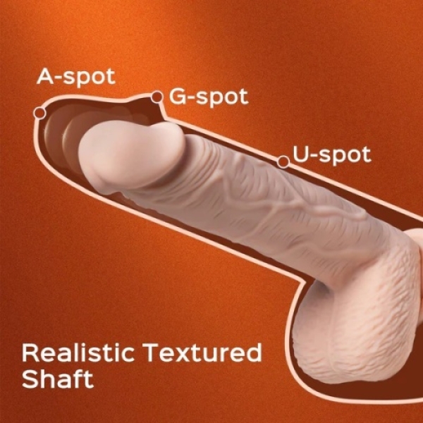 7 Mind-Blowing Features of the Paxton 8.5" Thrusting App Dildo in Flesh