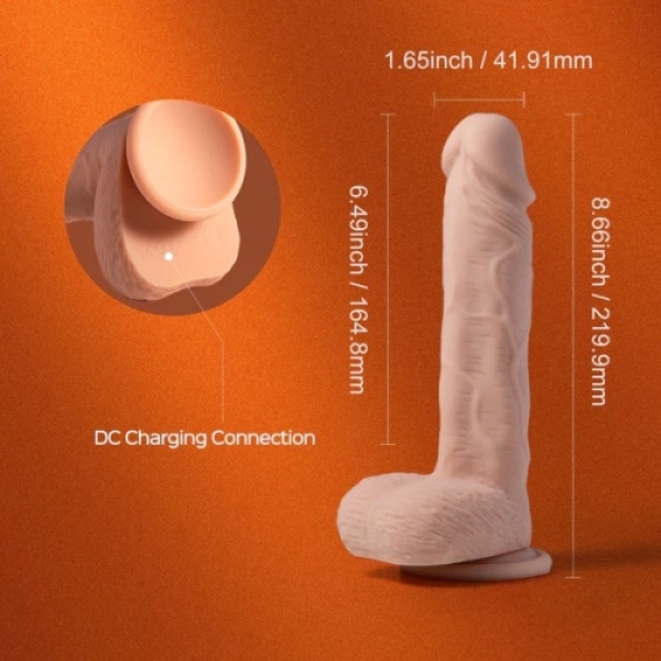 7 Mind-Blowing Features of the Paxton 8.5" Thrusting App Dildo in Flesh