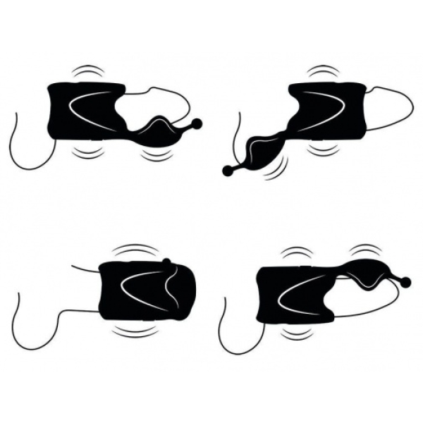 5 Sensational Pleasure Modes in Our Rechargeable Head Stroker - Black