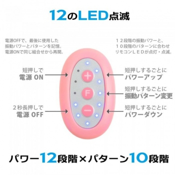 5 mind-blowing pleasure settings with the Remote Rorotor R in seductive pink