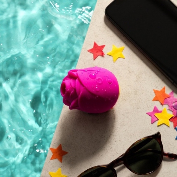 7 Pleasure Surprises with Rose Clitoral Stimulator - Violet for Ultimate Bliss