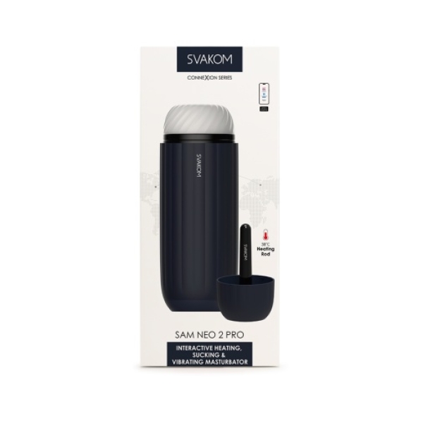 5 Mind-Blowing Features of Sam Neo 2 Pro Interactive Heating Masturbator in Dark Blue