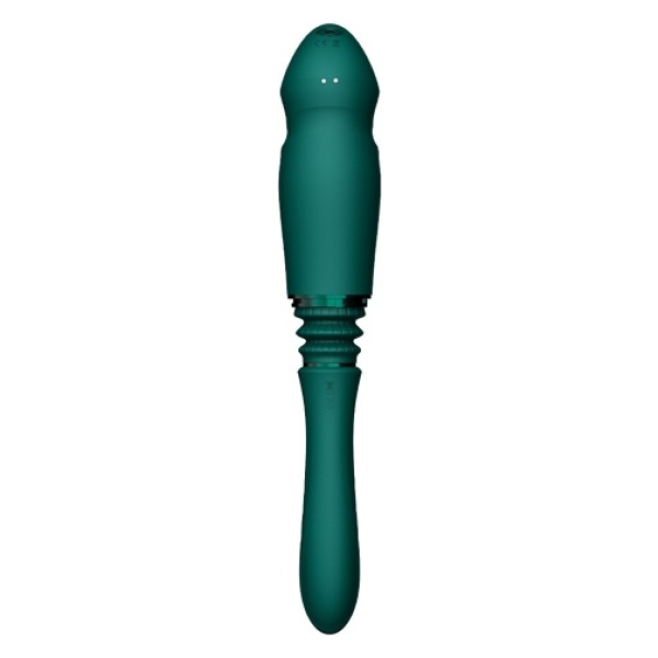"7 Mind-Blowing Features of the Sesh APP Thrusting Sex Machine in Turquoise Green"