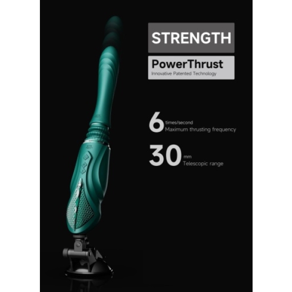 "7 Mind-Blowing Features of the Sesh APP Thrusting Sex Machine in Turquoise Green"