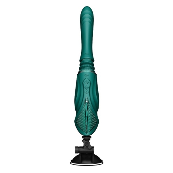 "7 Mind-Blowing Features of the Sesh APP Thrusting Sex Machine in Turquoise Green"