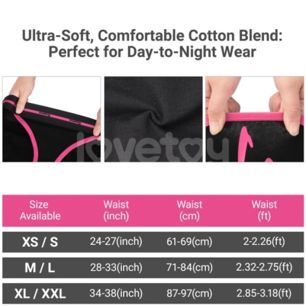 "7 Secret Pleasures: Slut Vibrating Panties L - Black for Ultimate Discreet Fun"