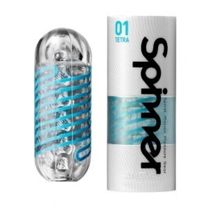 5 mind-blowing features of Spinner 01 Tetra Masturbator in sleek blue