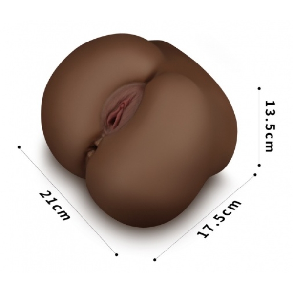 5 mind-blowing sensations with Streetgirl's #4 Masturbator in lifelike brown