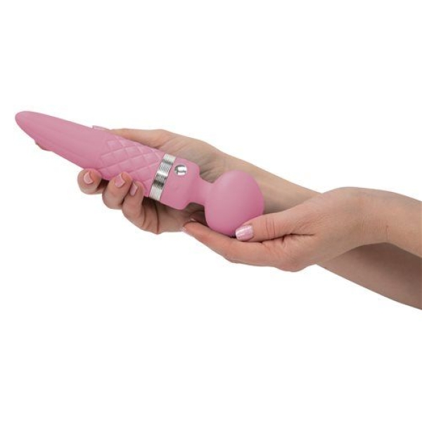 7 mind-blowing features of the Sultry Rotating Wand in pink for ultimate pleasure