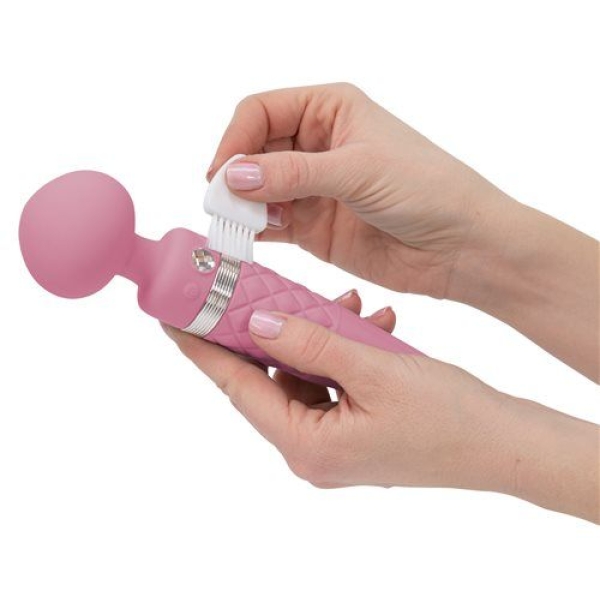 7 mind-blowing features of the Sultry Rotating Wand in pink for ultimate pleasure
