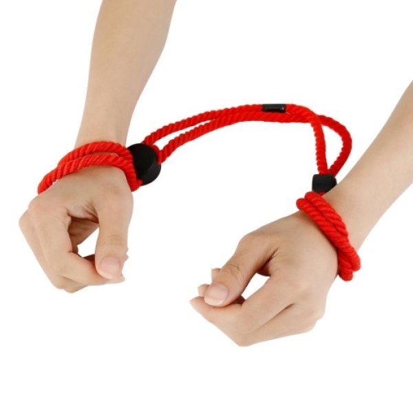 5 Sensational Reasons to Try These Red Rope Handcuffs Tonight