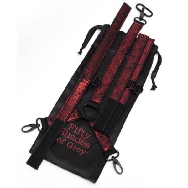 5 Sensational Reasons This Red Collar & Cuffs Set Ignites Passion Tonight