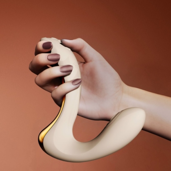 "7 Intense Pleasure Modes in Talis G-Spot PulseWave Vibrator - Ivory White"