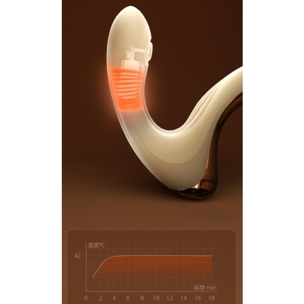 "7 Intense Pleasure Modes in Talis G-Spot PulseWave Vibrator - Ivory White"