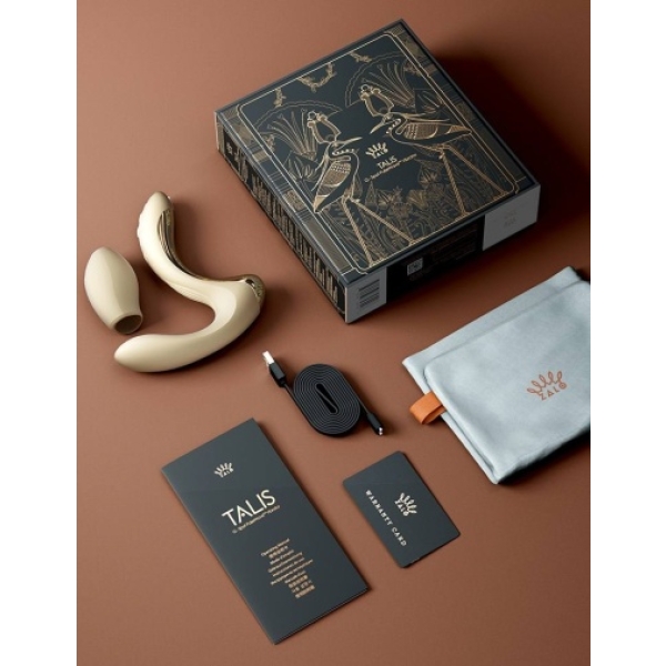 "7 Intense Pleasure Modes in Talis G-Spot PulseWave Vibrator - Ivory White"