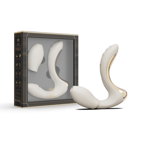 "7 Intense Pleasure Modes in Talis G-Spot PulseWave Vibrator - Ivory White"