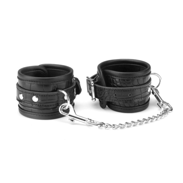 8 sensual restraints to ignite passion with this sleek black bondage kit