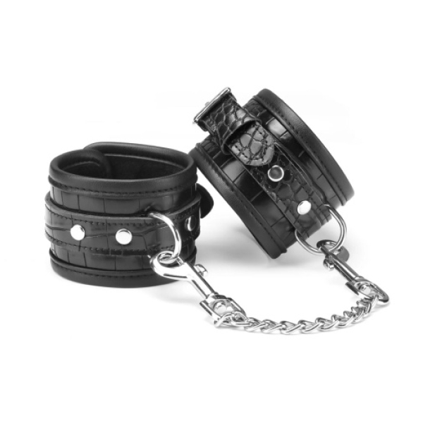 8 sensual restraints to ignite passion with this sleek black bondage kit