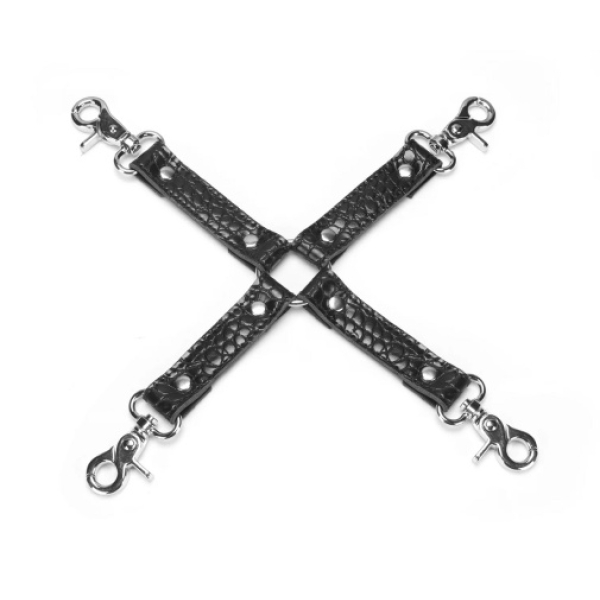 8 sensual restraints to ignite passion with this sleek black bondage kit