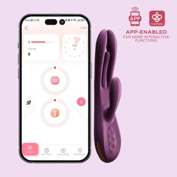 "7 Mind-Blowing Features of Terri Tapping Rabbit Vibrator in Purple"