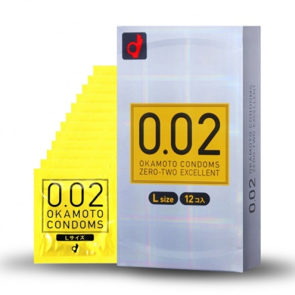 5 Ultra-Thin Pleasures: 0.02EX L Size 12-Pack for Intense Sensations