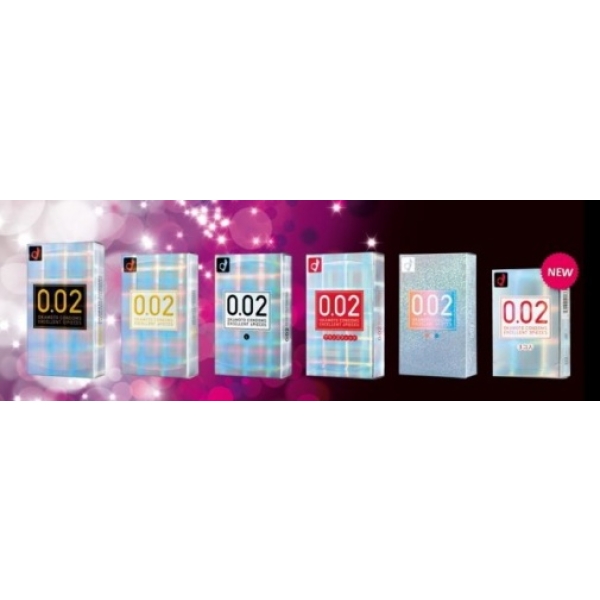 5 Ultra-Thin Pleasures: 0.02EX L Size 12-Pack for Intense Sensations