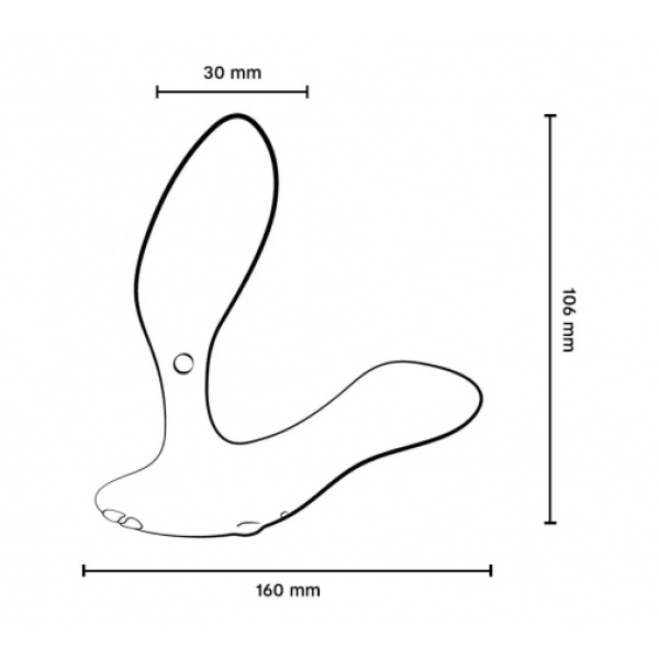 7 Intense Pleasure Modes in the Vector Plus Prostate Massager - Black