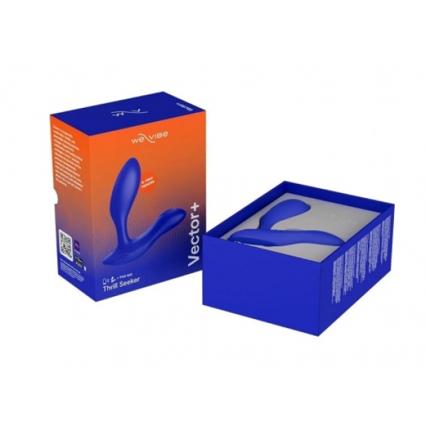 7 Intense Pleasure Modes in Vector Plus Vibrating Prostate Massager - Royal Blue
