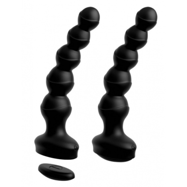 5 Intense Pleasure Modes in Wall Banger Vibro Beads - Black for Ultimate Satisfaction