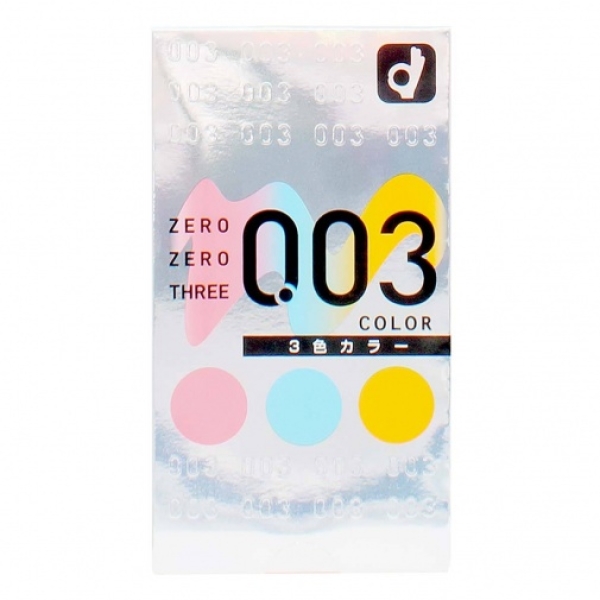 3 Ultra-Thin 0.03 Pleasure Colors - Japan's Sensational 12-Pack for Intense Play