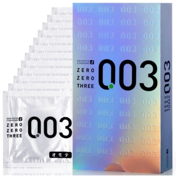 3 Ultra-Thin 0.03 Japan Condoms for Intense Pleasure - 12 Pack